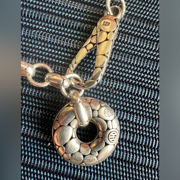 John Hardy Limited SS Kali Pebble Stone Donut Charm bracelet - Must SEE! - Picture 4 of 7